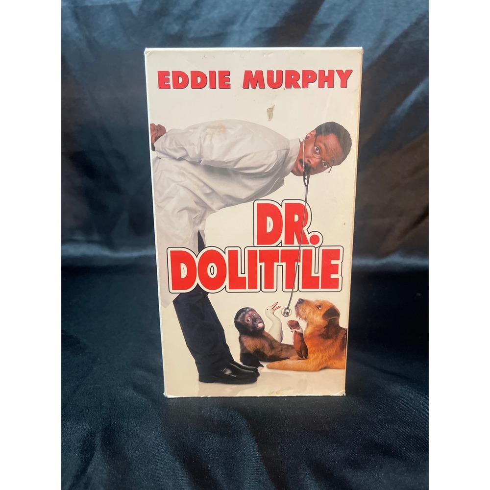 Dr. Dolittle VHS Eddie Murphy 1998 Twentieth Century Fox Comedy‎ Movie Tape